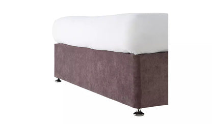 Double Bed: Mauve Double Bed
