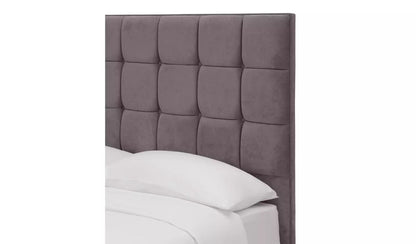 Double Bed: Mauve Ottoman Double Bed