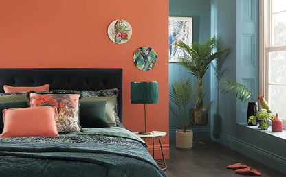 Double Bed: Midnight Blue Velvet Double Bed