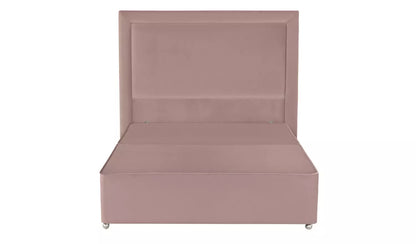Double Bed: Pink 2 Drawer Double Bed