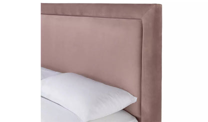 Double Bed: Pink 2 Drawer Double Bed