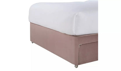 Double Bed: Pink 2 Drawer Double Bed
