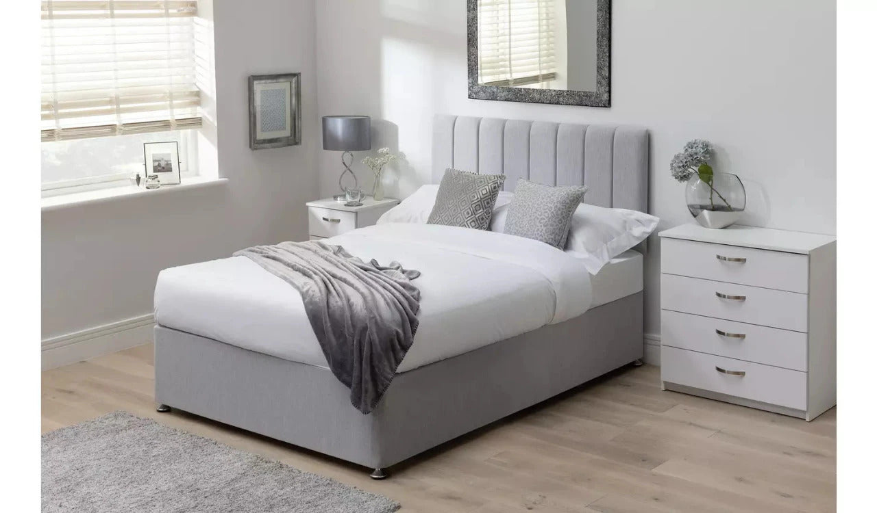 Double Bed: Stylish Fabric Double Bed