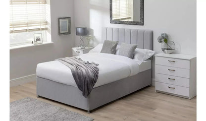 Double Bed: Stylish Fabric Double Bed