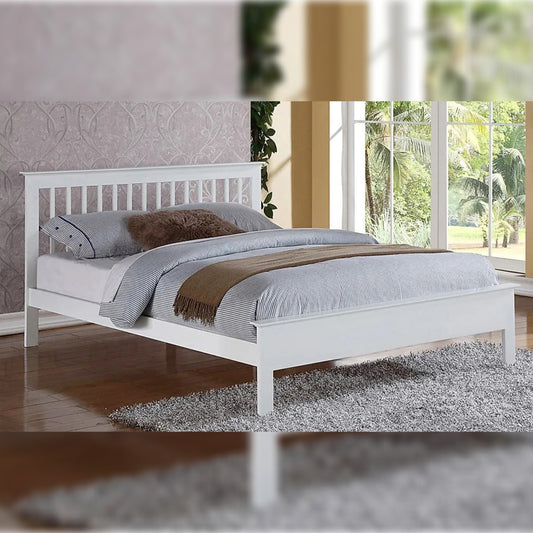 Double Bed: Wooden Double Bed