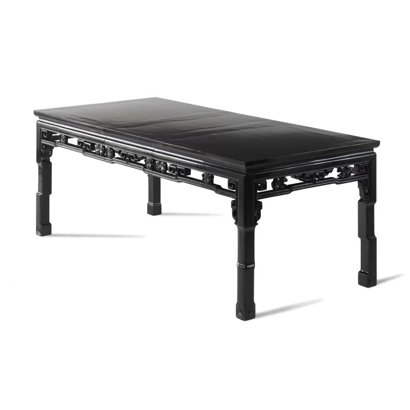 8 Seater Dining Set: Double Pedestal High Gloss Dining Table Set with 8 Luxury Faux Leather Dining Chairs
