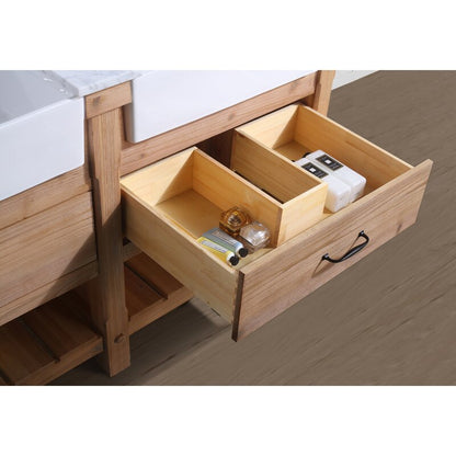 Double Sink Vanities: 60" Double Bathroom Vanity Set