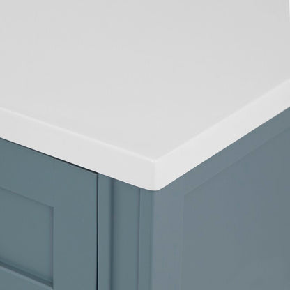 Double Sink Vanities: 60" Double Bathroom Vanity Set