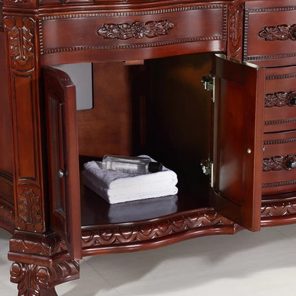 Double Sink Vanities: 60 in. Double Bathroom Vanity