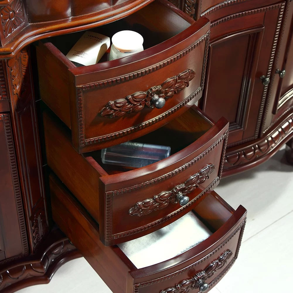 Double Sink Vanities: 60 in. Double Bathroom Vanity