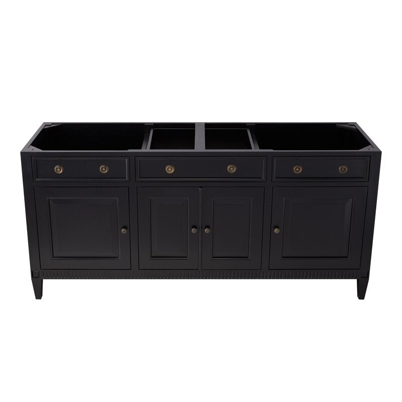 Double Sink Vanities: 72" Double Bathroom Vanity Set