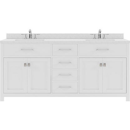 Double Sink Vanities: 72" Double Bathroom Vanity Set