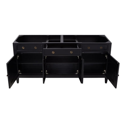 Double Sink Vanities: 72" Double Bathroom Vanity Set