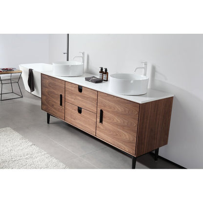 Double Sink Vanities: 72" Double Bathroom Vanity Set