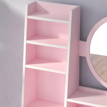 Dressing Table: 31.5'' Wide Vanity Set with Stool and Mirror