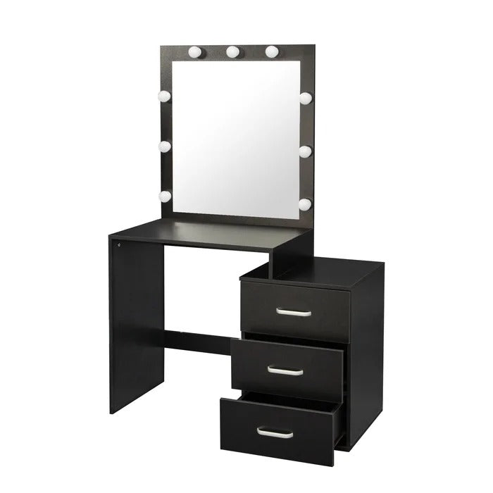Dressing Table: 39.5'' Wide Vanity with Mirror