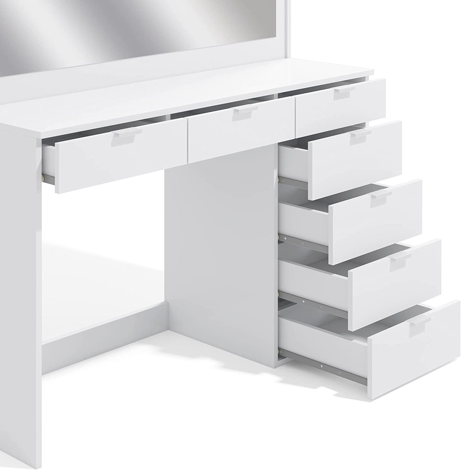 Dressing Table: Smoked White Dressing Table