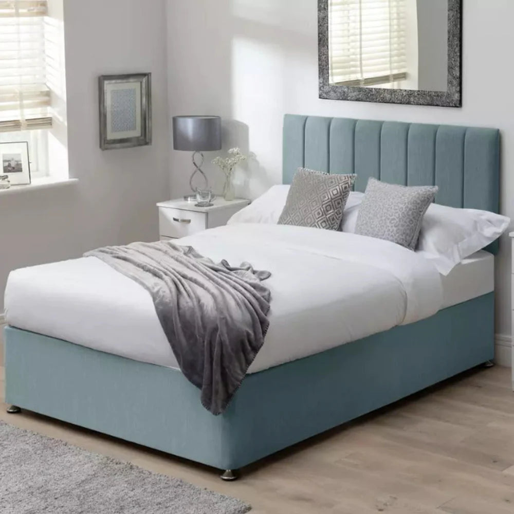 Double Bed: Stylish Fabric Double Bed