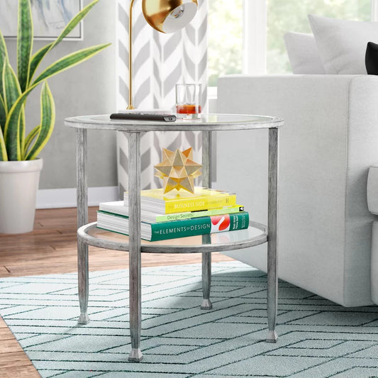 End Table SID Glass End Table