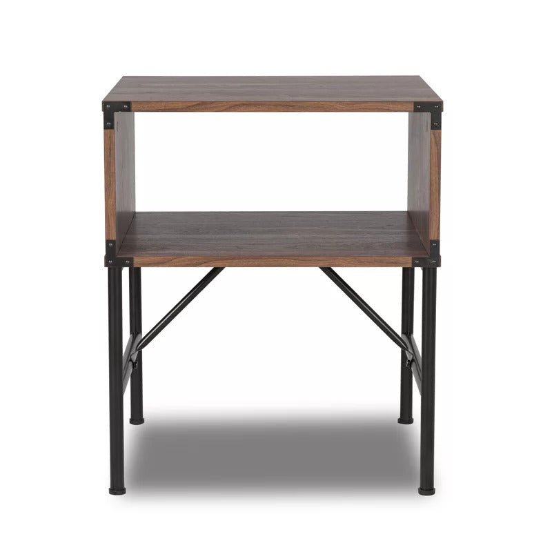 End Tables: Oman Walnut End Table Set