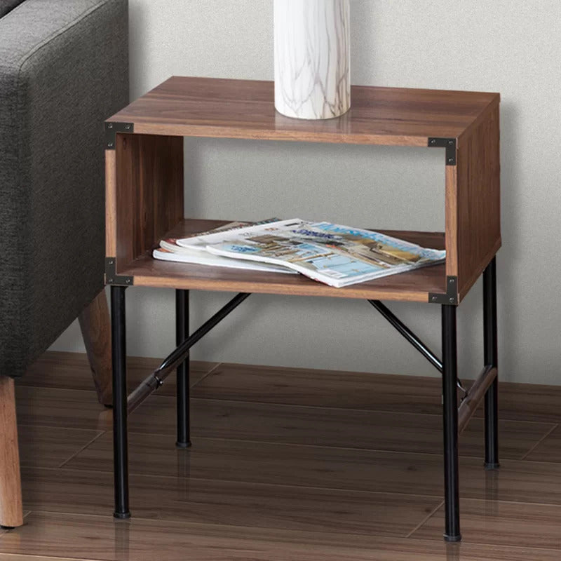End Tables: Oman Walnut End Table Set