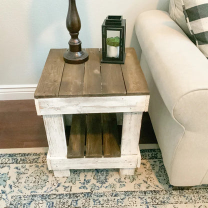 End Tables : Solid Wood End Table