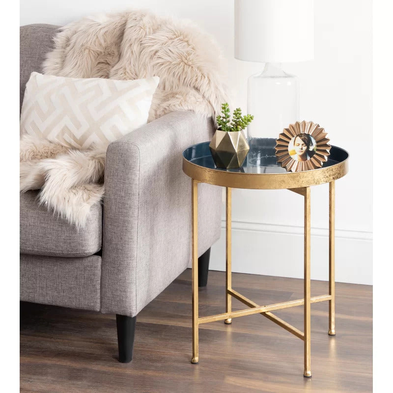 End Tables Top Cross Legs End Table