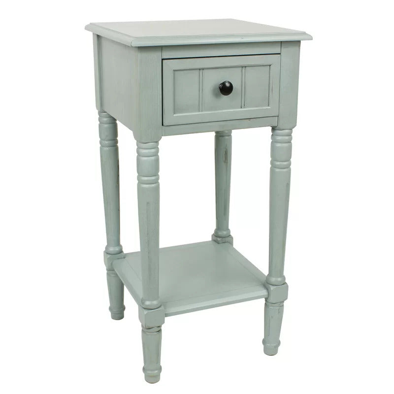 End Tables: Traditional Style End Table with Storage