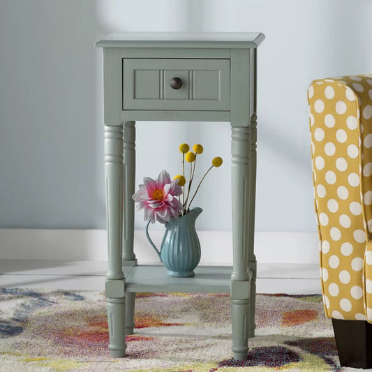End Tables: Traditional Style End Table with Storage