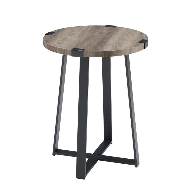 End Tables: Unique Cross Legs End Table