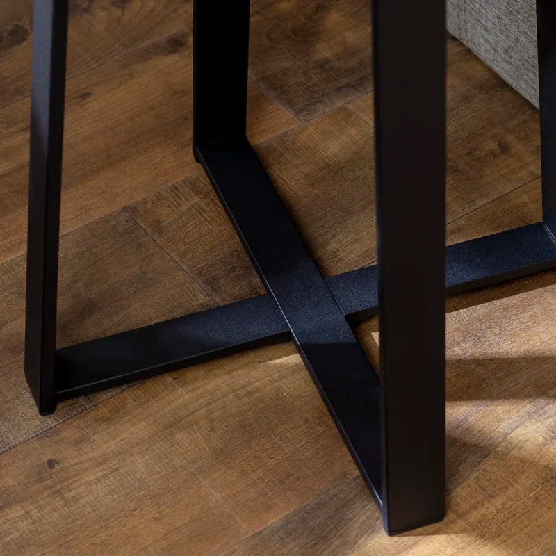 End Tables: Unique Cross Legs End Table