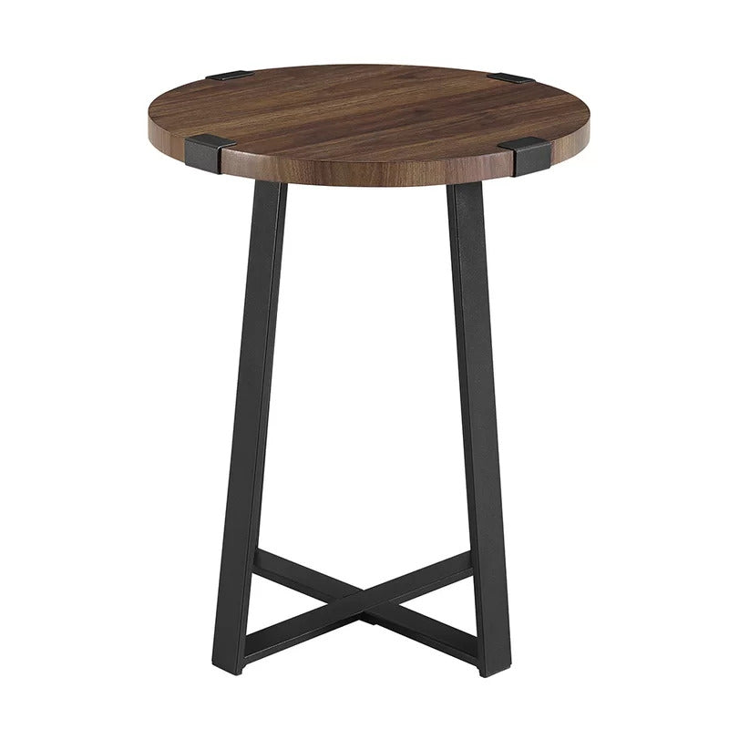 End Tables: Unique Cross Legs End Table