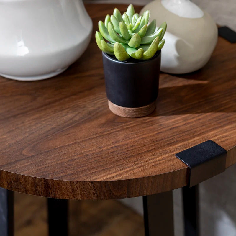 End Tables: Unique Cross Legs End Table