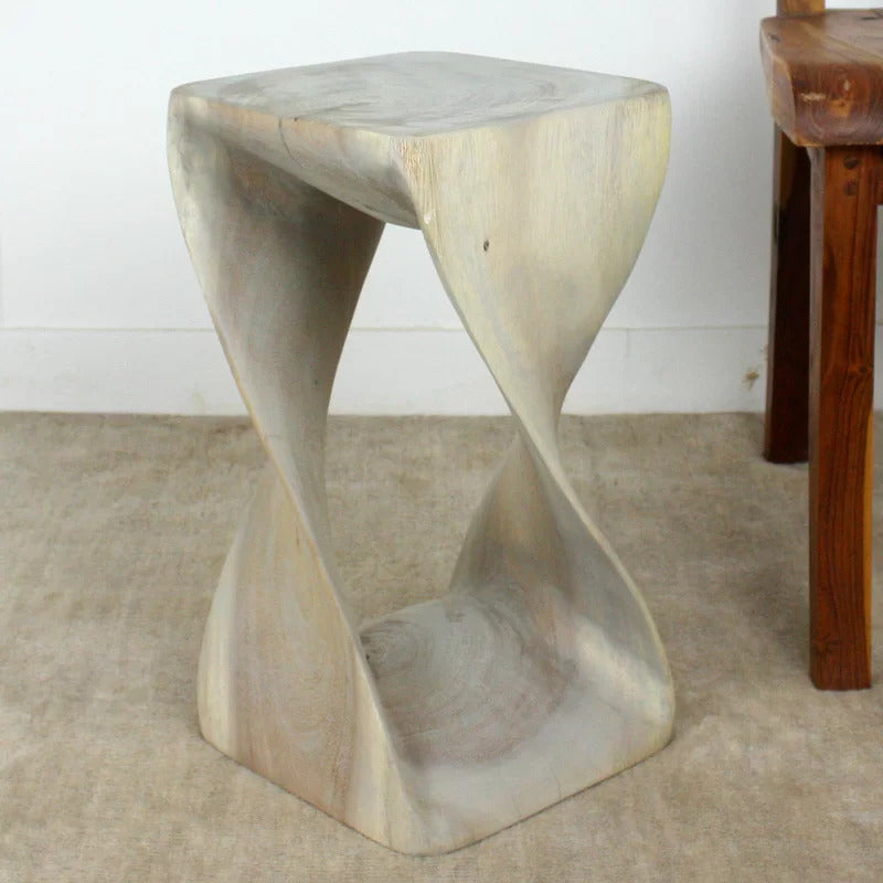 End Tables Wood Abstract End Table