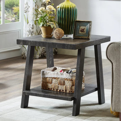 End Tables: Wooden End Table
