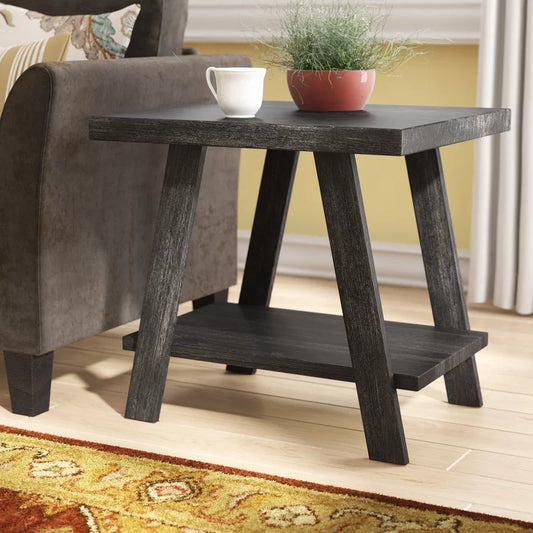 End Tables: Wooden End Table