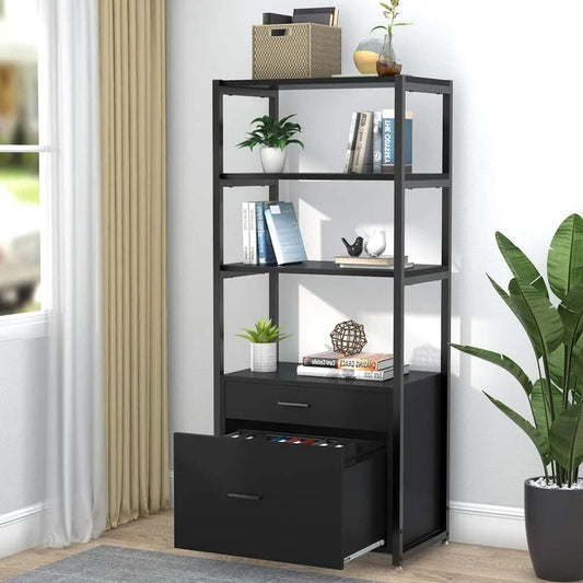 File Cabinet : 23.6'' Wide 2 -Drawer Vertical Filing Cabinet