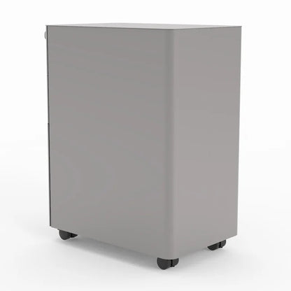 Filing Cabinet : 11.84'' Wide 3 -Drawer Mobile Steel Vertical Filing Cabinet
