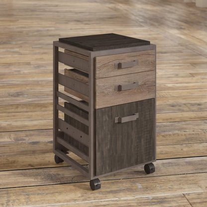 File Cabinets : 15.75'' Wide 3 -Drawer Mobile Vertical Filing Cabinet
