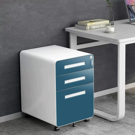 Filing Cabinet : 15.7'' Wide 3 -Drawer Mobile Vertical File Cabinet