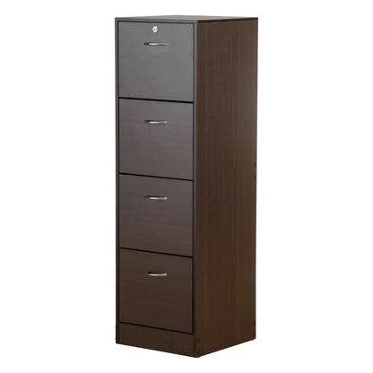 Filing Cabinet : 15.8'' Wide 4 -Drawer Vertical File Cabinet