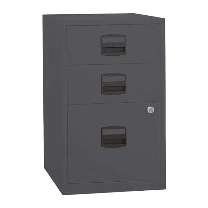 File Cabinets : 17'' Wide 3 -Drawer Steel Vertical Filing Cabinet