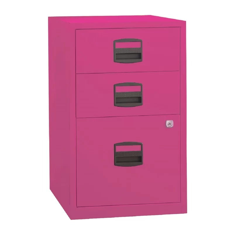 File Cabinets : 17'' Wide 3 -Drawer Steel Vertical Filing Cabinet