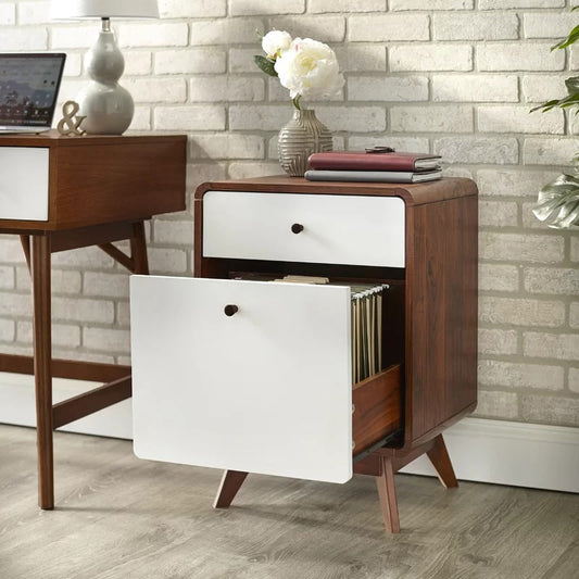 Filing Cabinet : 18.5'' Wide 2 -Drawer Vertical File Cabinet