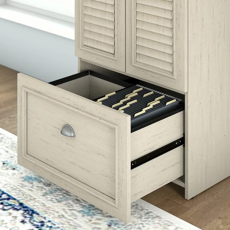 File Cabinets : 23.7401'' Wide 1 -Drawer Vertical