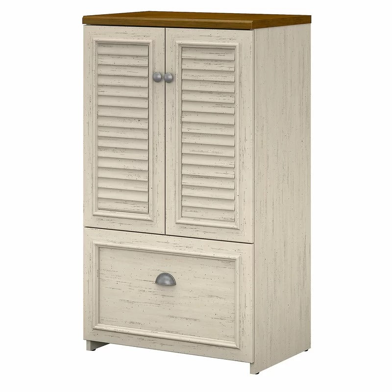 File Cabinets : 23.7401'' Wide 1 -Drawer Vertical