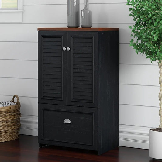 File Cabinets : 23.7401'' Wide 1 -Drawer Vertical