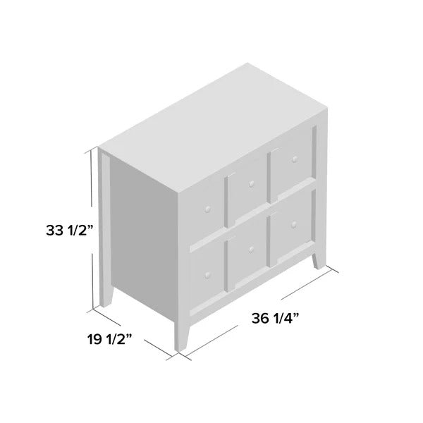 Filing Cabinet : 36.299'' Wide 2 -Drawer Lateral File Cabinet