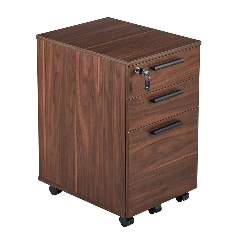 Filing Cabinet : Carry 3-Drawer Mobile Vertical File Cabinet