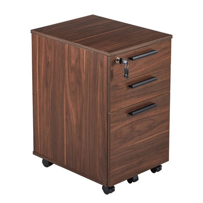 Filing Cabinet : Carry 3-Drawer Mobile Vertical File Cabinet